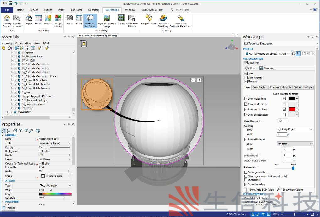 solidworks composer自定义视图