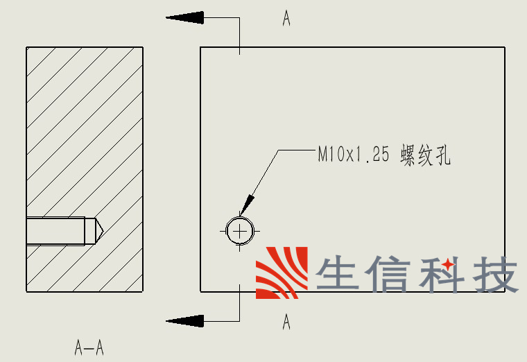 标准螺纹孔