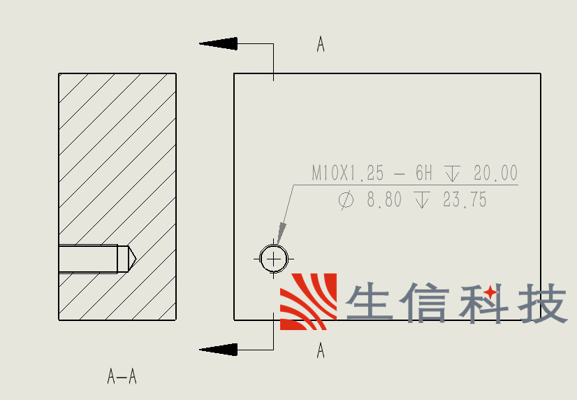 标准螺纹孔