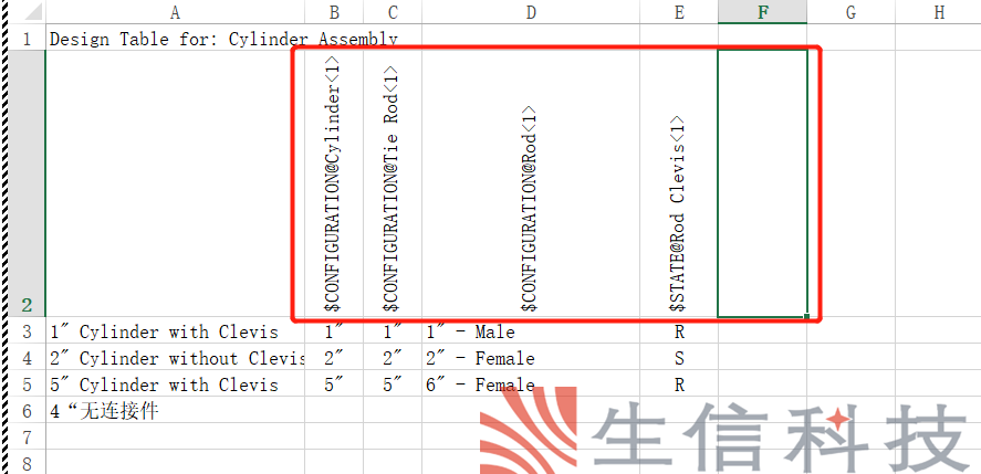 阵列零部件