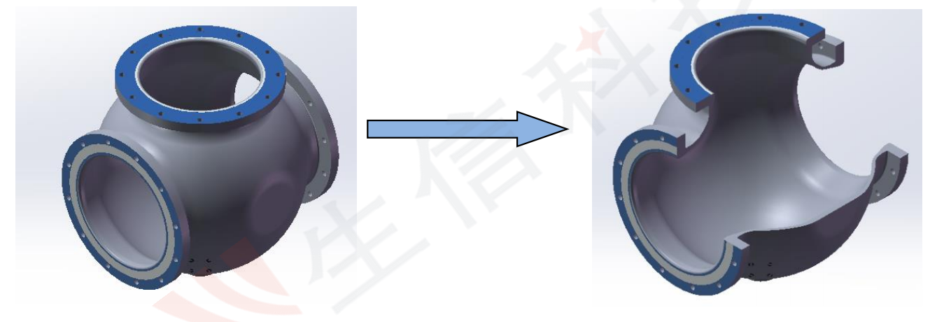 如何创建solidworks等轴测剖切视图