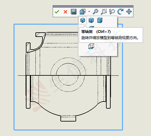 solidworks等轴测剖切视图的创建技巧