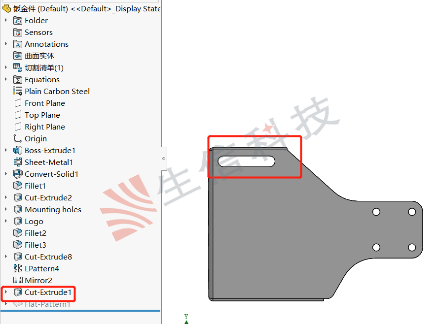 solidworks创建变量阵列